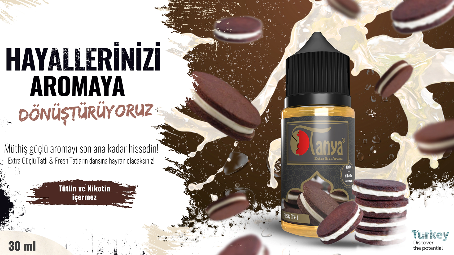 Bisküvi Extra Sıvı Aroma 30ml