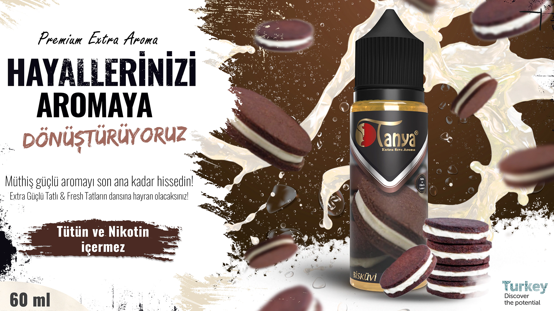 Bisküvi Extra Sıvı Aroma 60ml