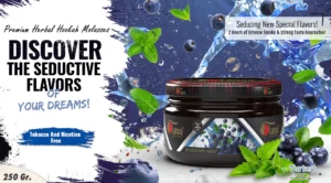 BLAUBEER-MINZE Shisha-Melasse 250Gr