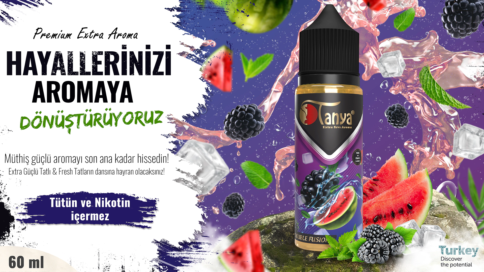 DOUBLE FUSİON Extra Sıvı Aroma 60ml