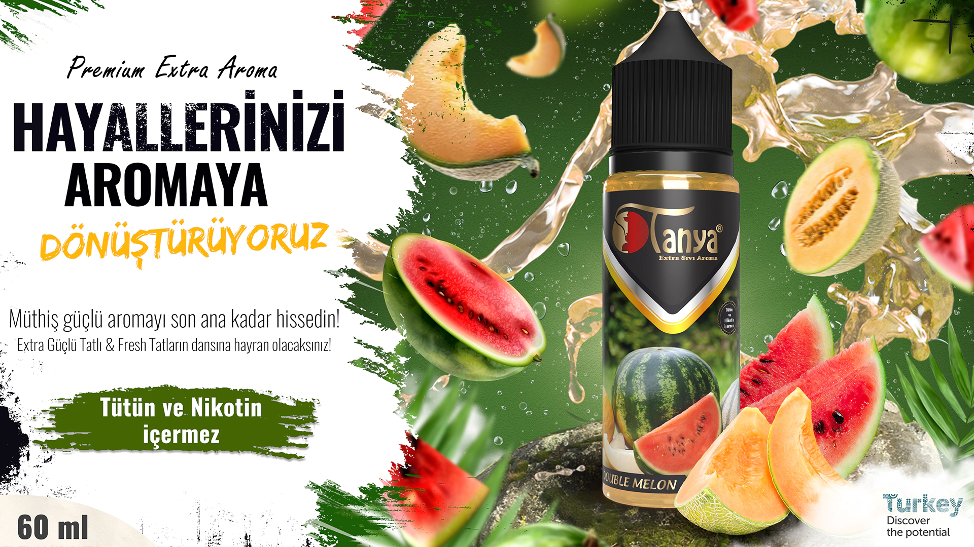 DOUBLE MELON Extra Sıvı Aroma 60ml