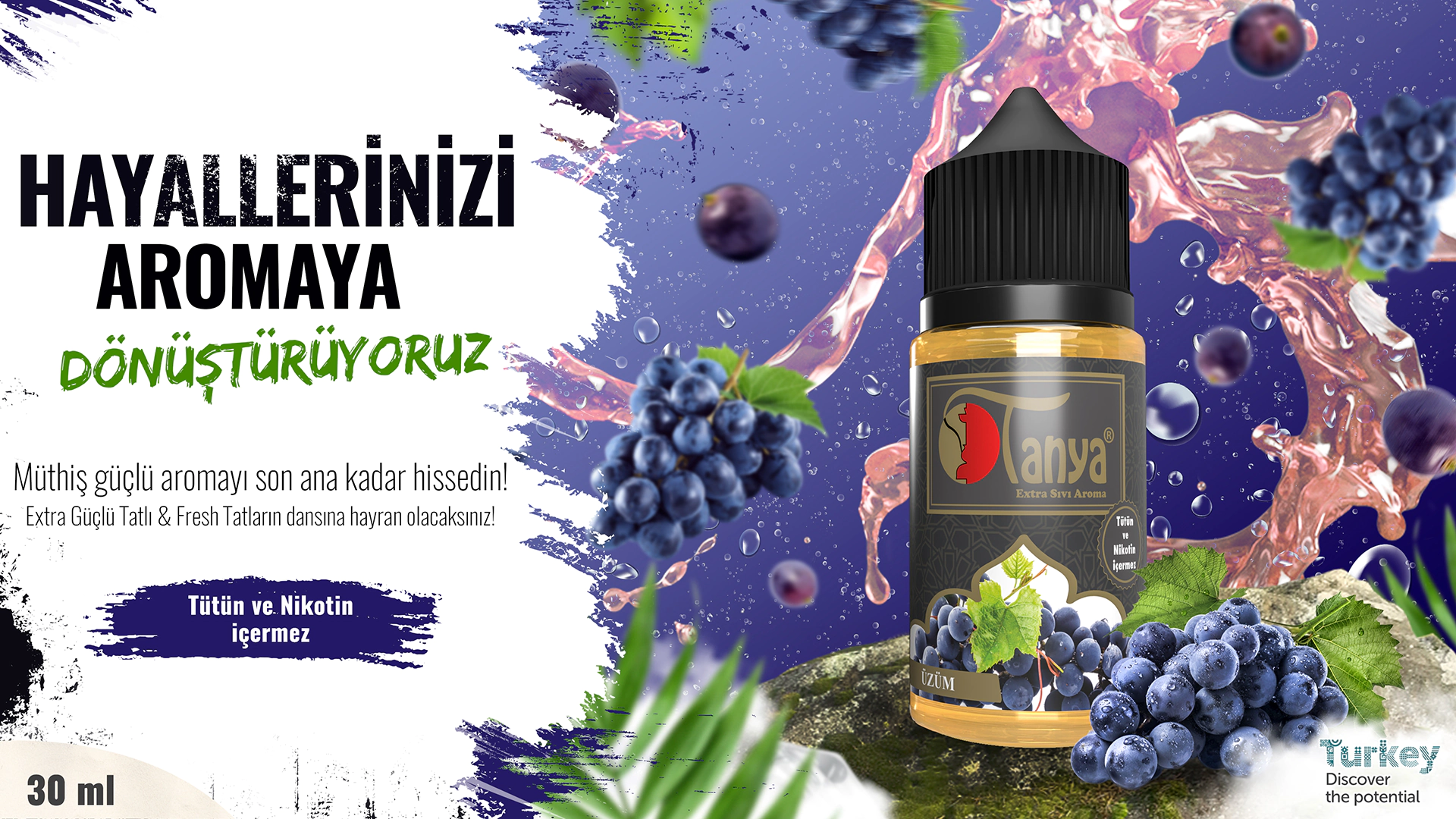 ÜZÜM Extra Sıvı Aroma 30ml