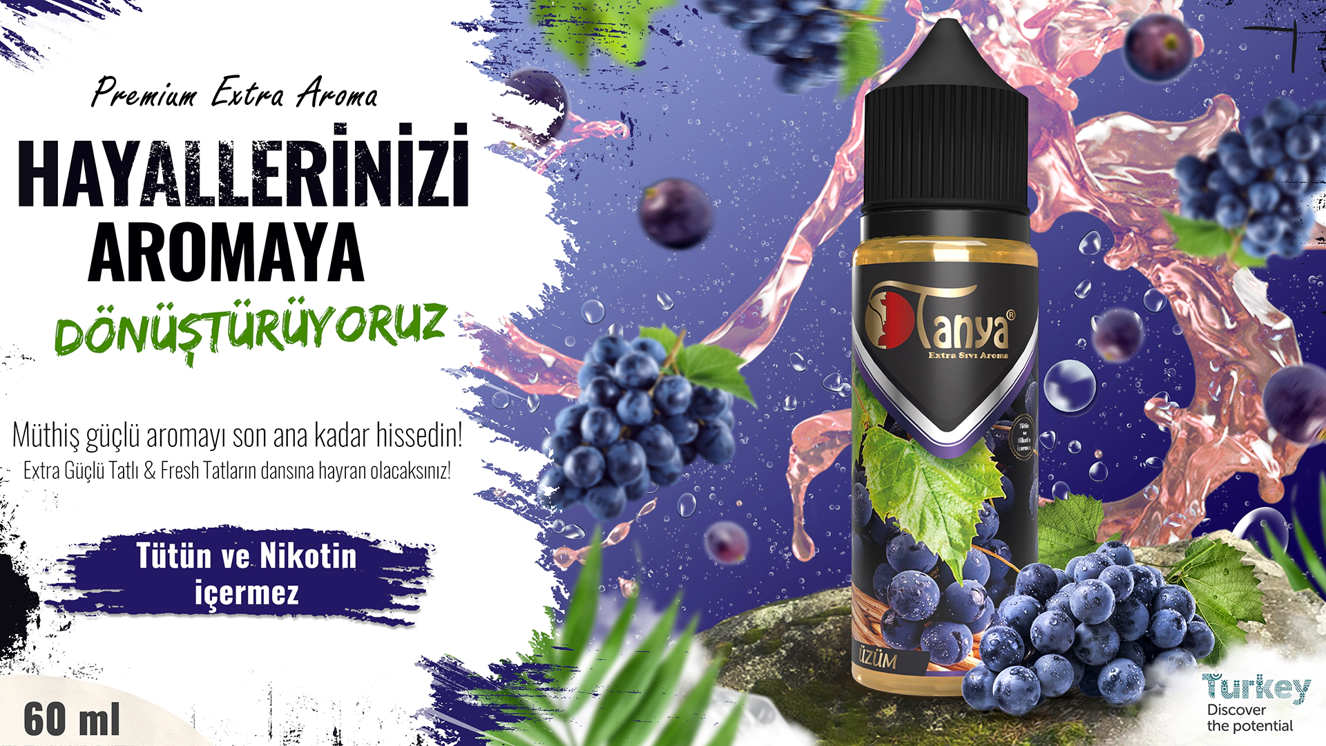 ÜZÜM Extra Sıvı Aroma 60ml