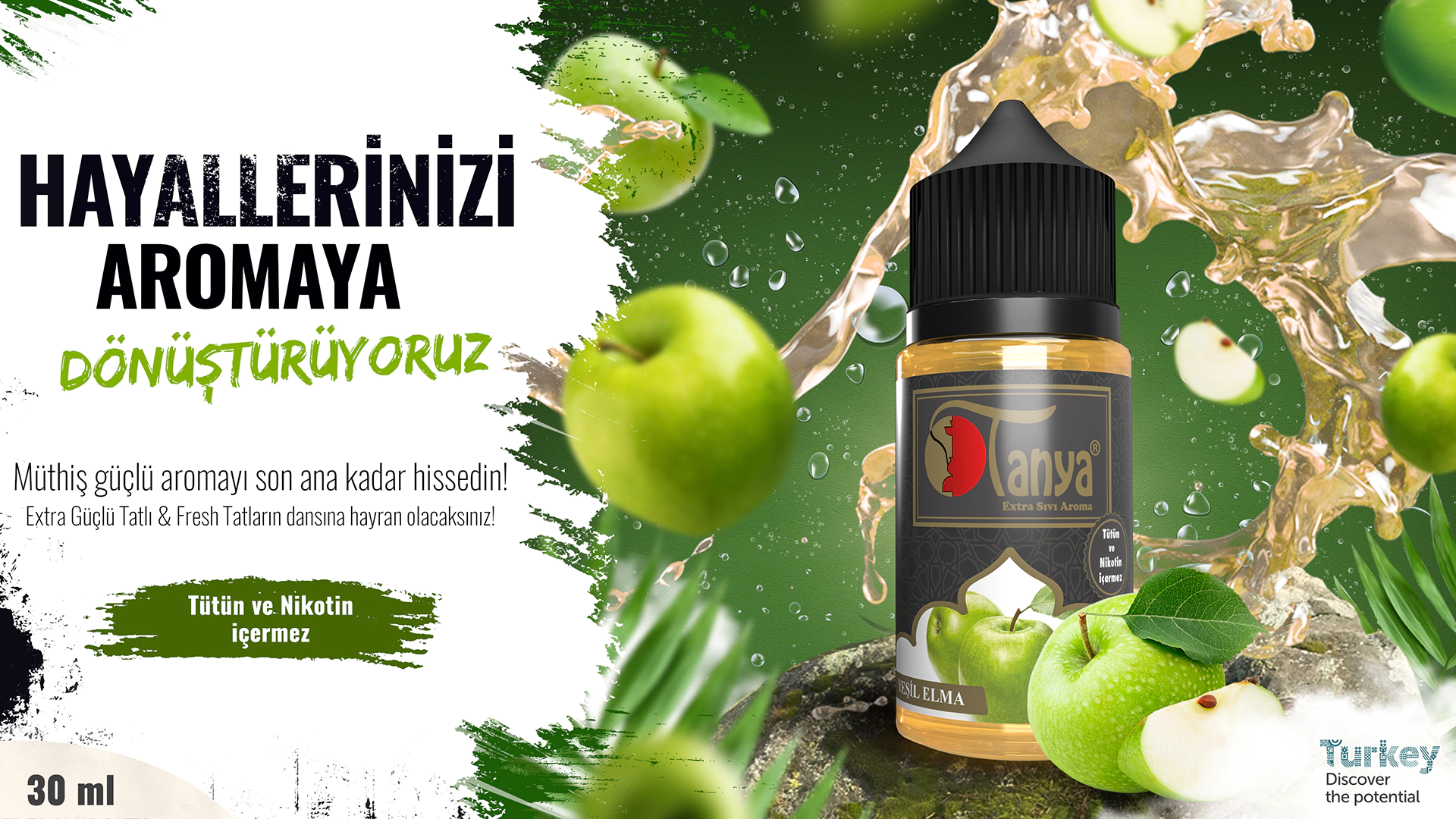 GREEN APPLE Extra Liquid Aroma 30ml