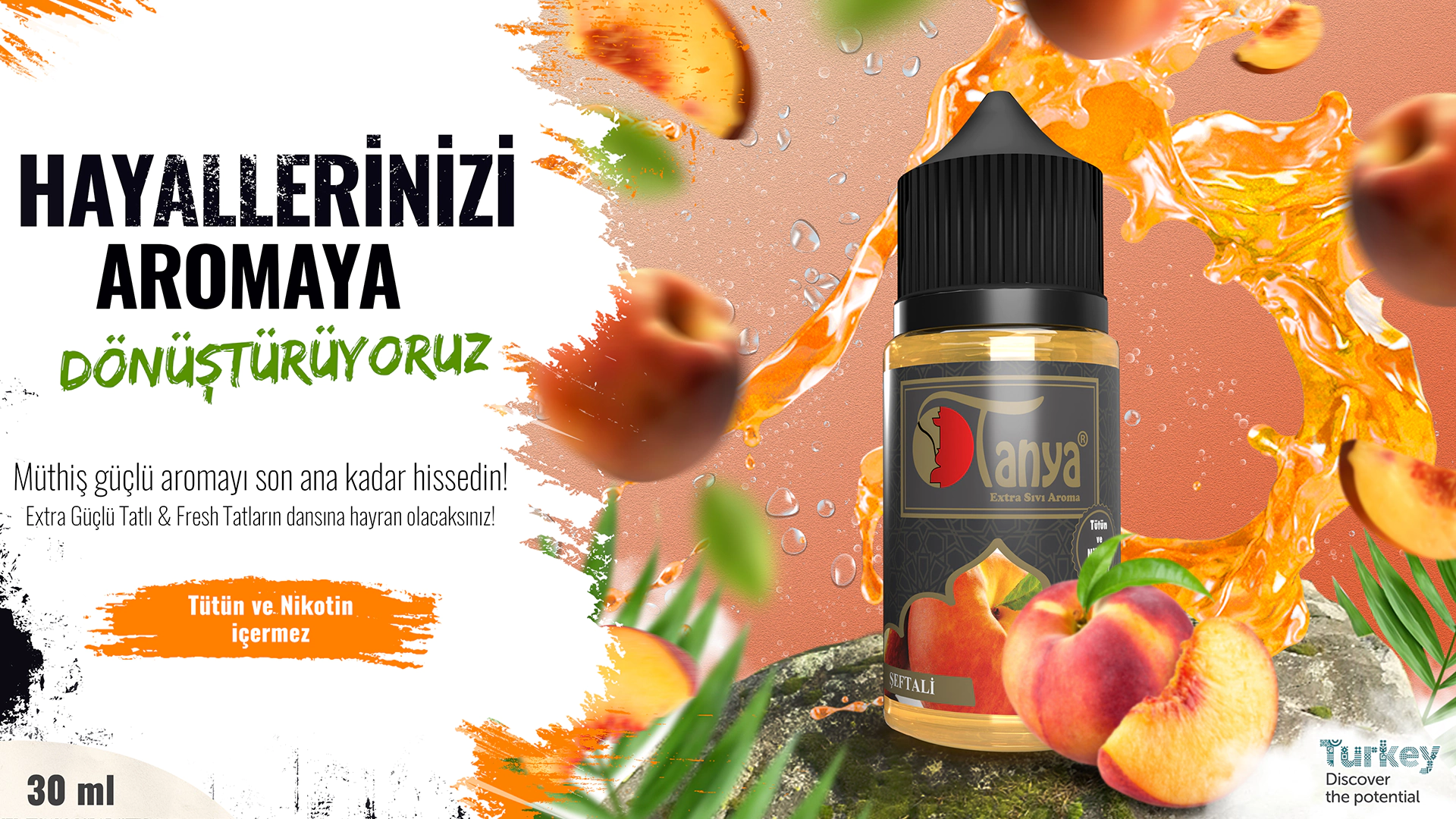 ŞEFTALİ Extra Sıvı Aroma 30ml