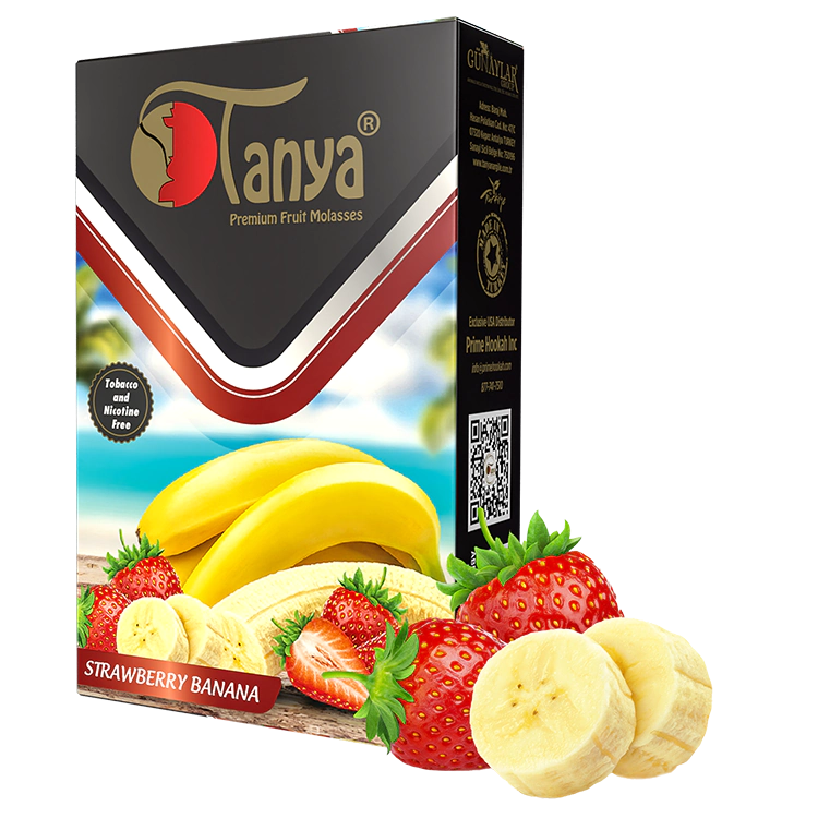 Mélasse de chicha FRAISE BANANE 50Gr