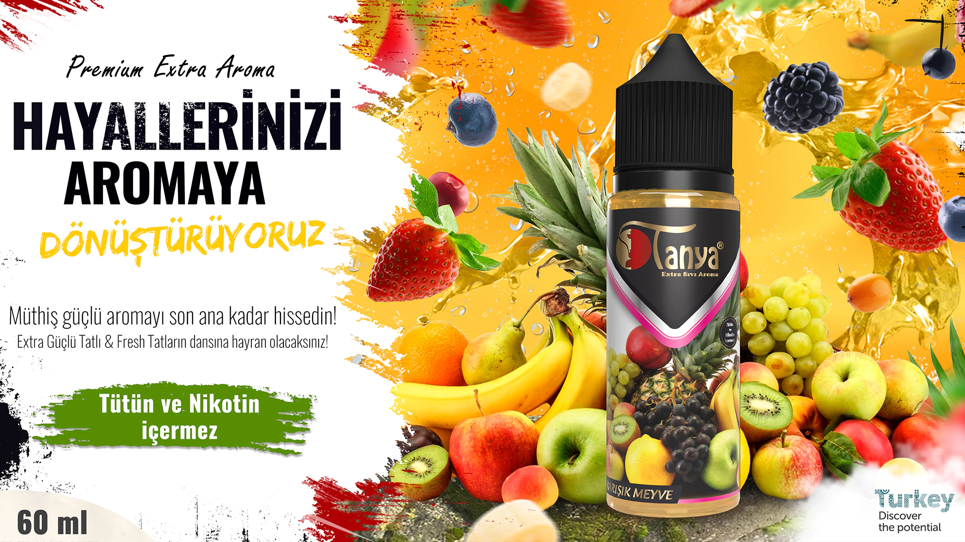 KARIŞIK MEYVE Extra Sıvı Aroma 60ml