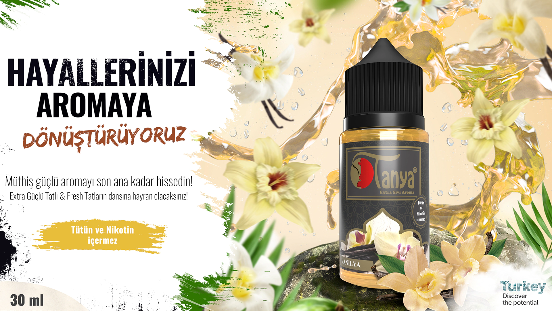 VANİLYA Extra Sıvı Aroma 30ml