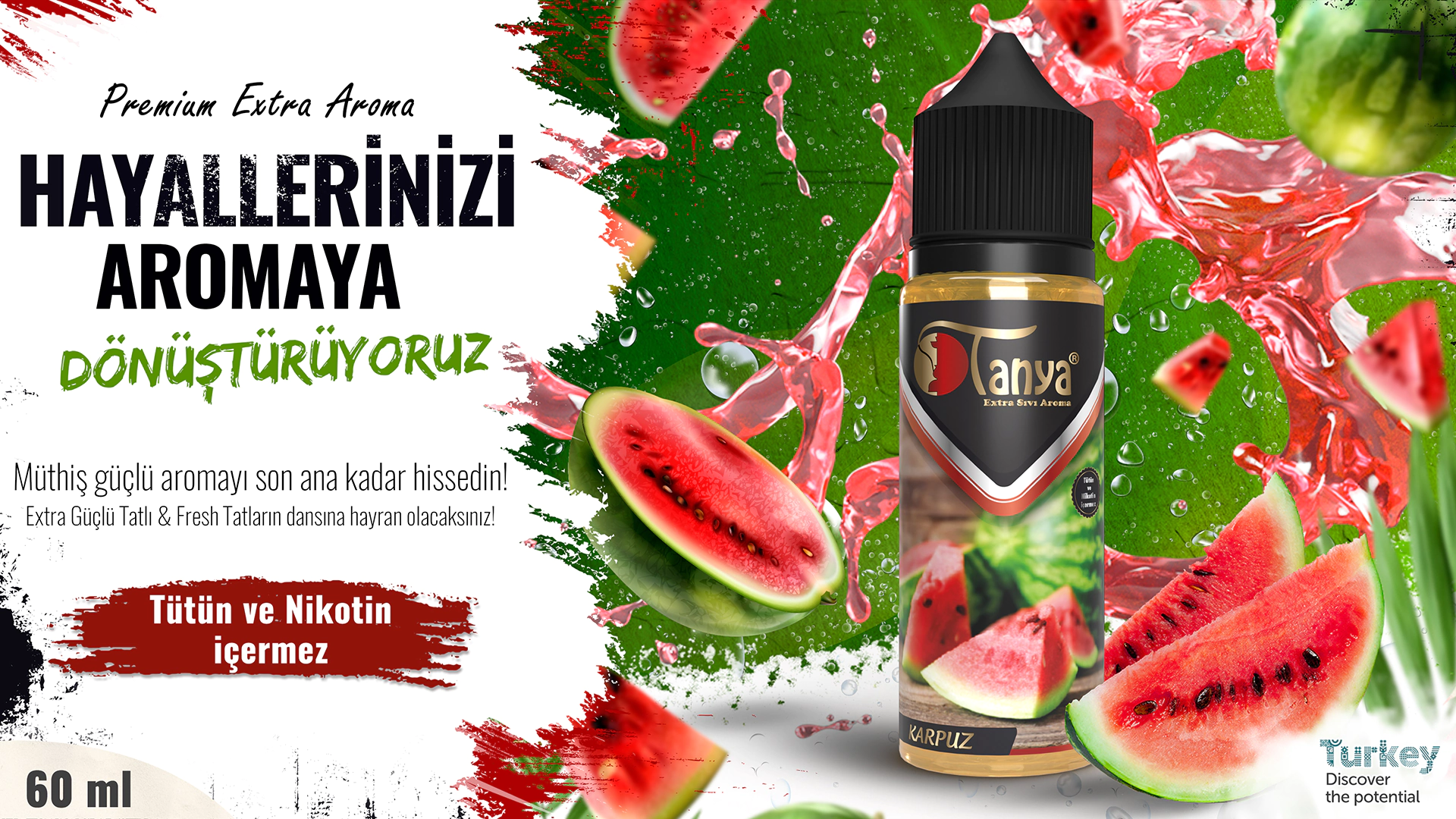 KARPUZ Extra Sıvı Aroma 60ml