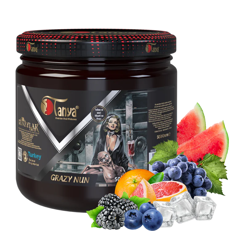 CRAZY NUN Shisha Melasse 500Gr