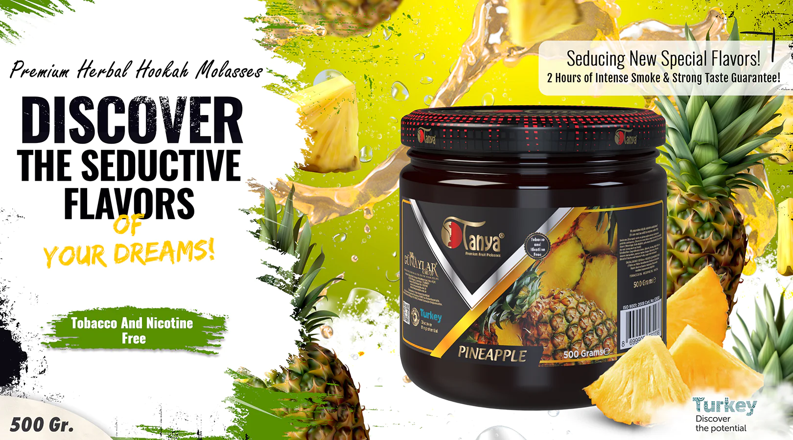 PINEAPPLE Hookah Molasses 500Gr