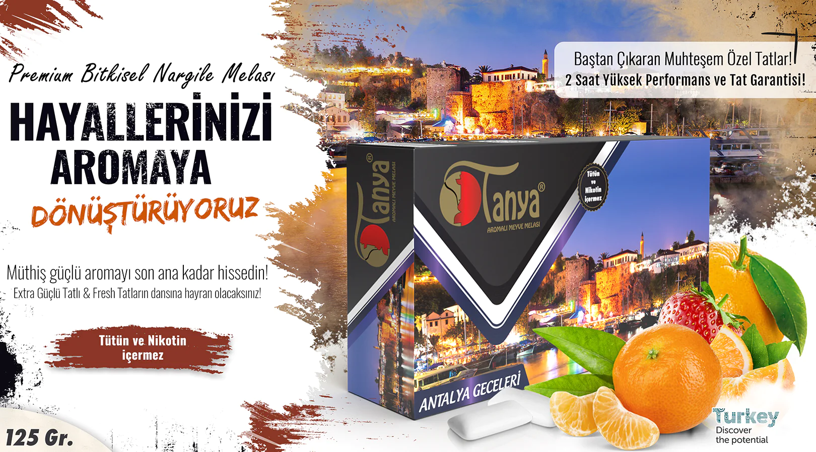 ANTALYA NIGHTS Hookah Molasses 125Gr.