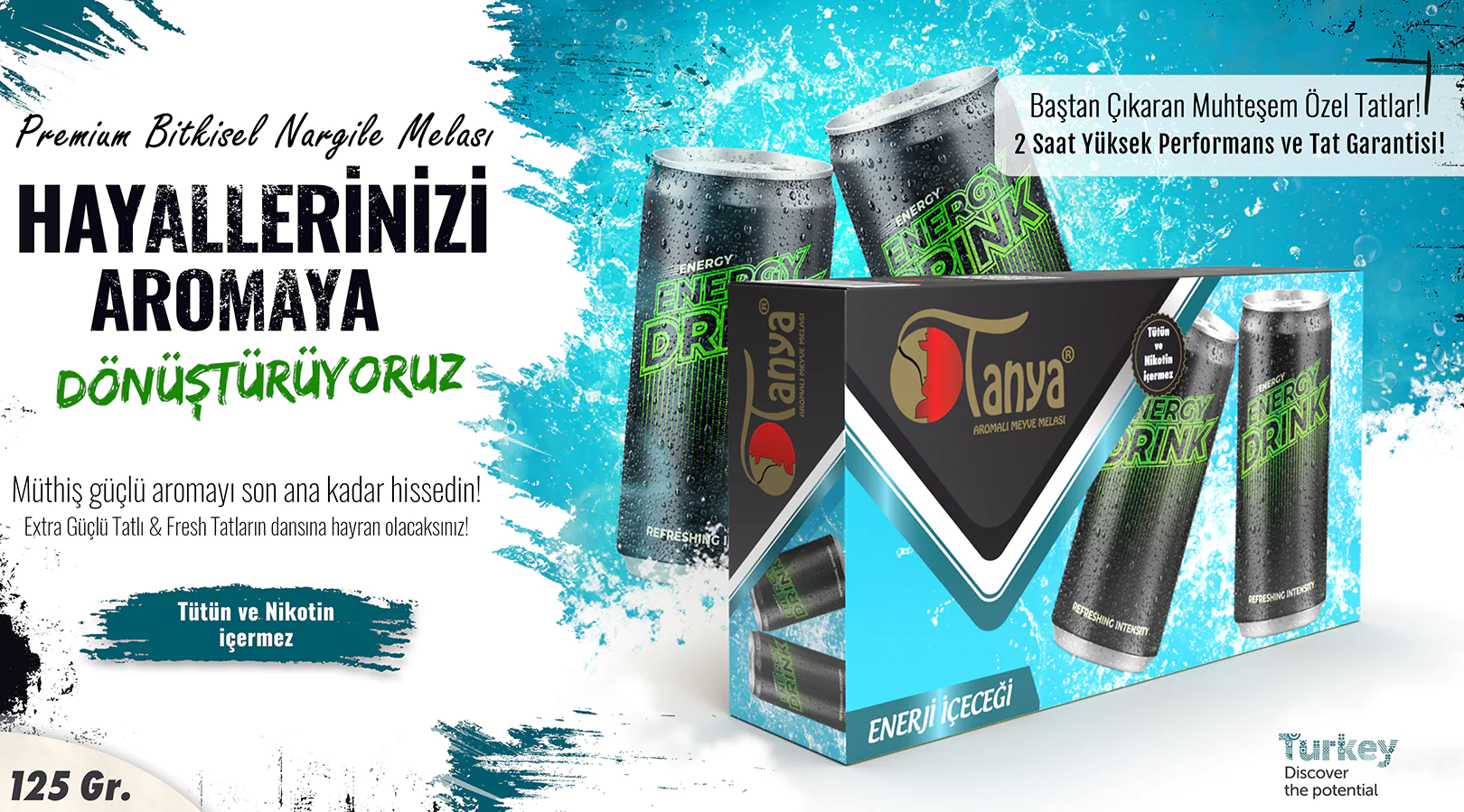 ENERGY DRINK Hookah Molasses 125Gr.