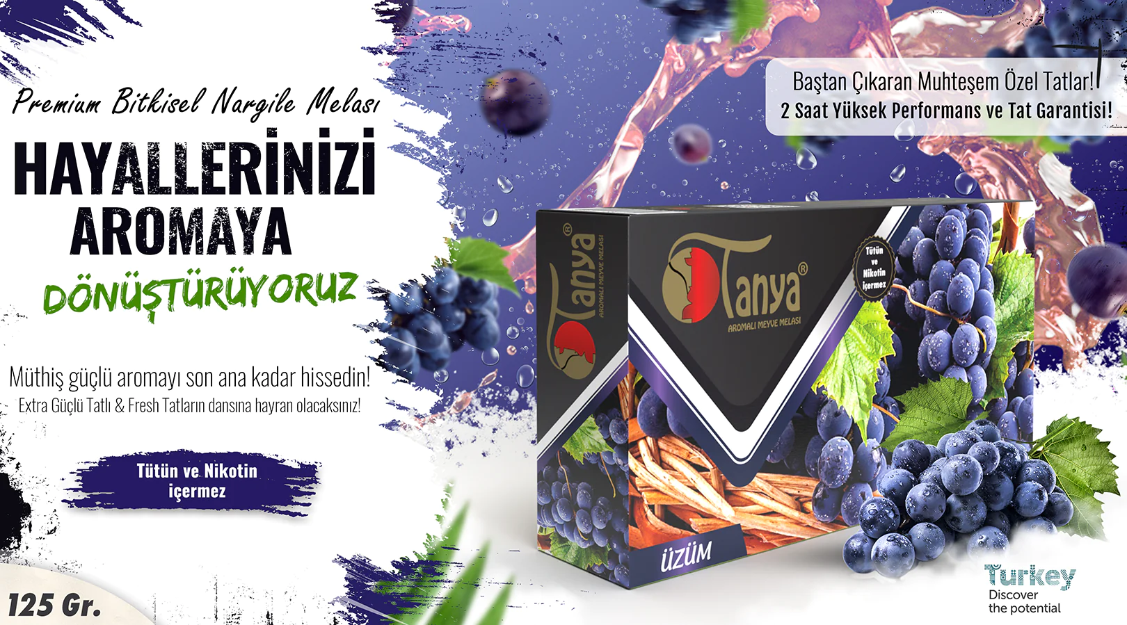 ÜZÜM Nargile Melası 125Gr.