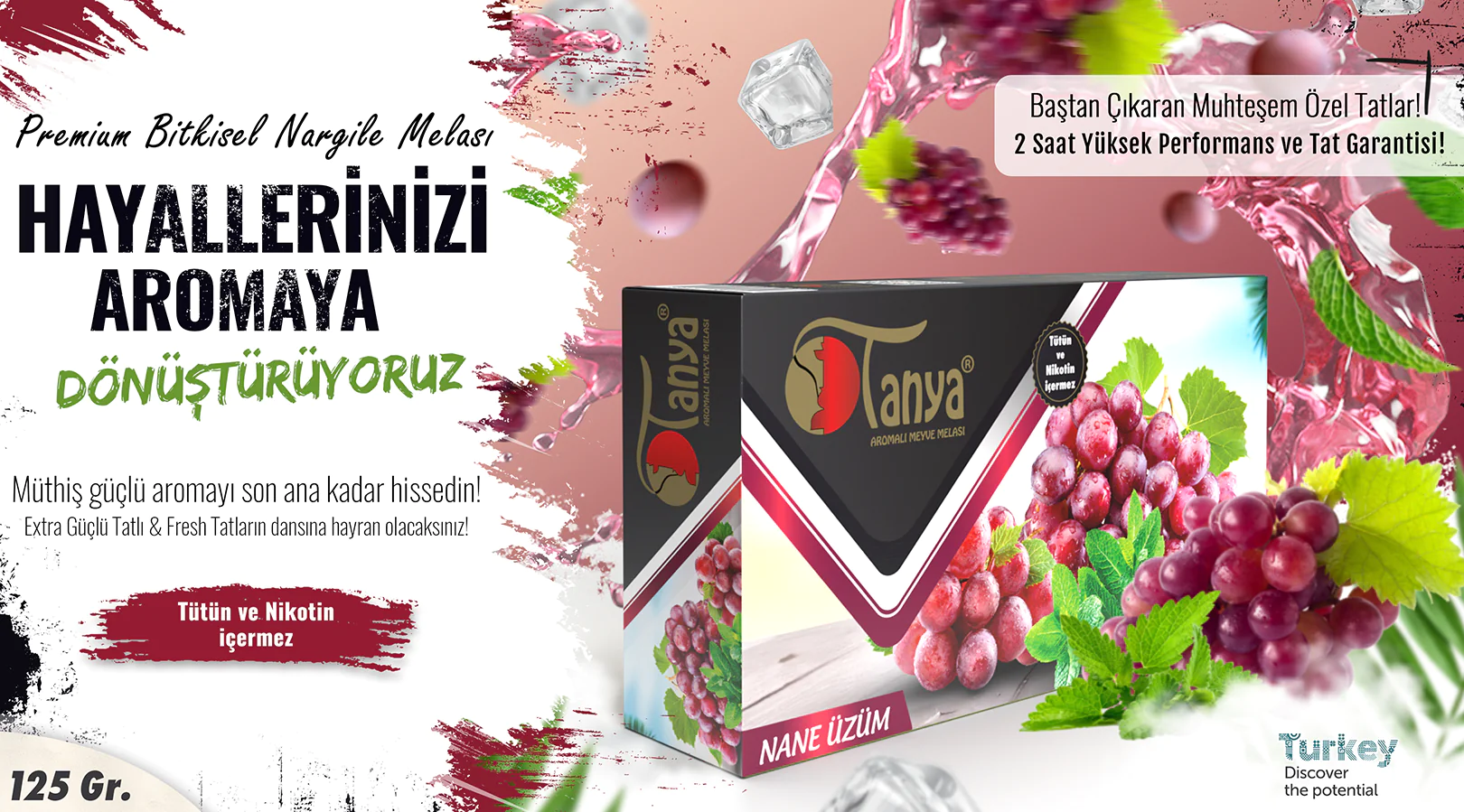 NANE ÜZÜM Nargile Melası 125Gr.