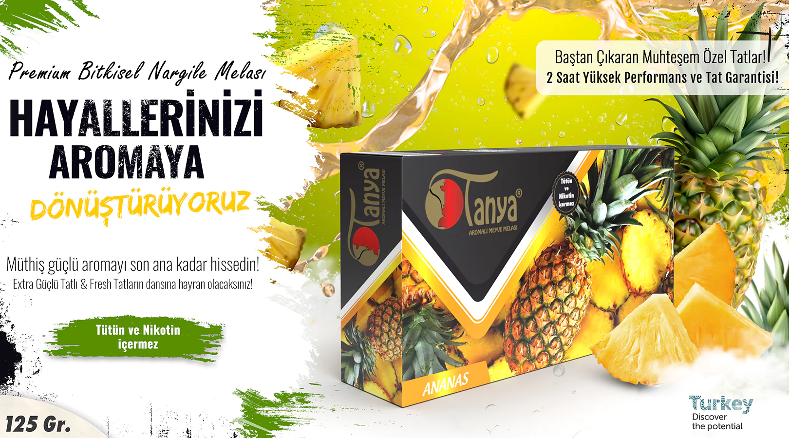 ANANAS Nargile Melası 125Gr.