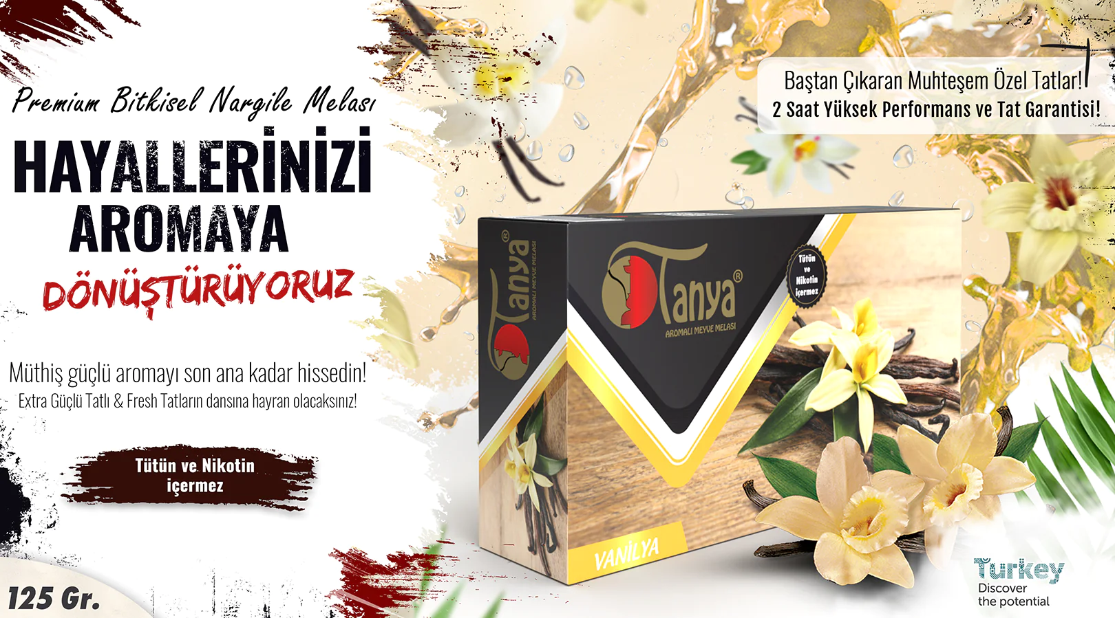 VANİLYA Nargile Melası 125Gr.