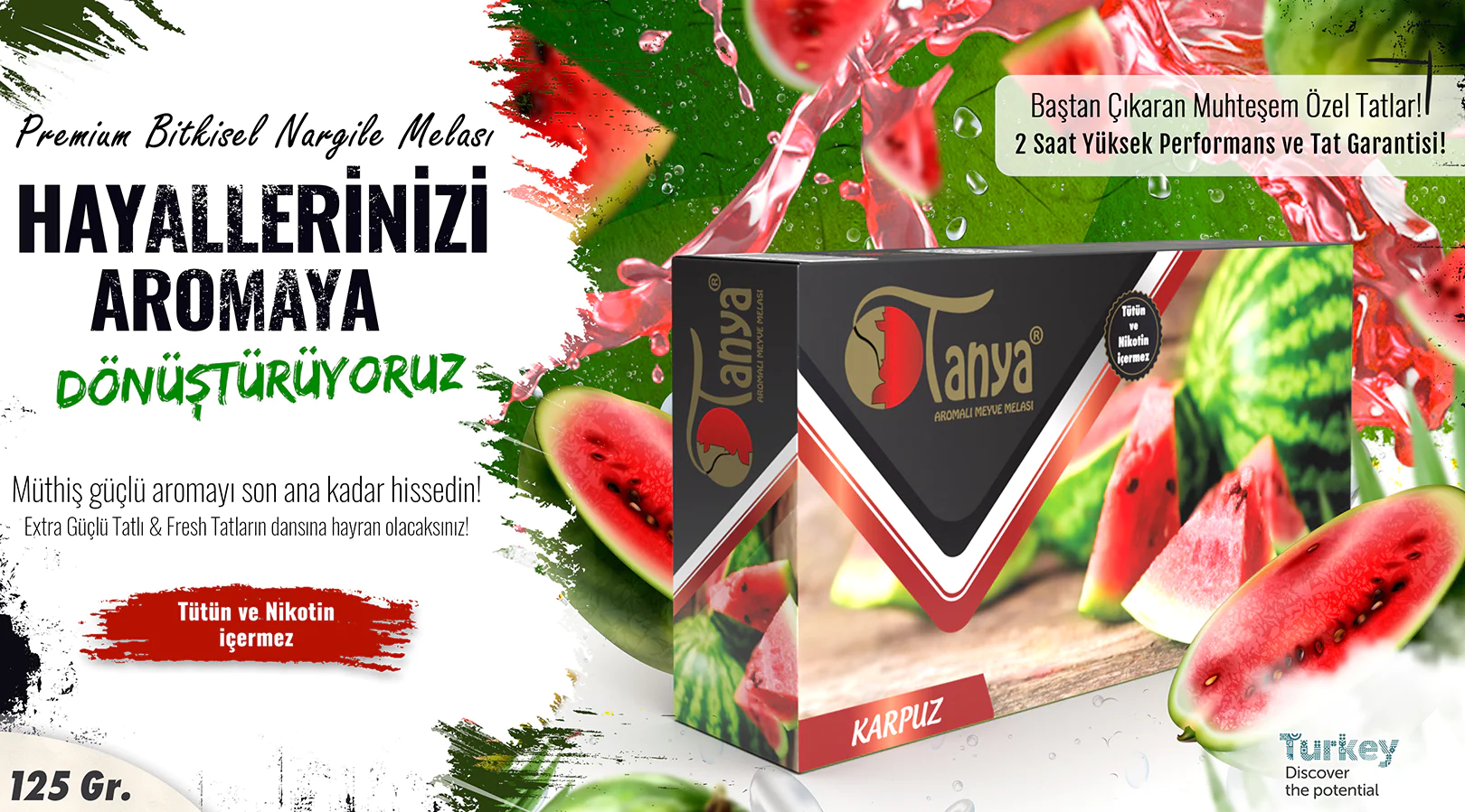 WATERMELON Shisha Melasse 125Gr.