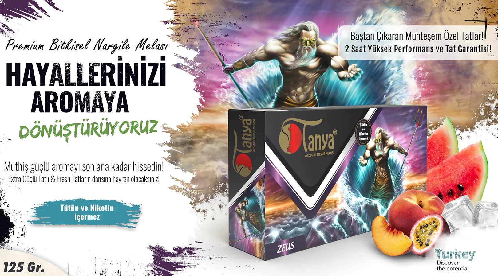 ZEUS Nargile Melası 125Gr.